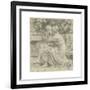 Cartoon for 'An Idyll'-Albert Joseph Moore-Framed Giclee Print