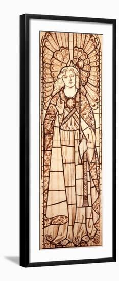 Cartoon for Archangel Raphael, C.1862 (W/C on Paper)-English School-Framed Premium Giclee Print