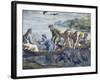 Cartoon for The Miraculous Draught of Fishes-Raphael-Framed Giclee Print