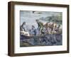 Cartoon for The Miraculous Draught of Fishes-Raphael-Framed Giclee Print