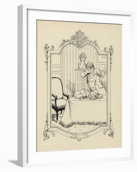 Cartoon from Memoires D'Une Glace-Albert Guillaume-Framed Giclee Print