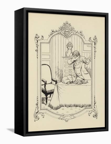 Cartoon from Memoires D'Une Glace-Albert Guillaume-Framed Stretched Canvas