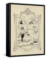 Cartoon from Memoires D'Une Glace-Albert Guillaume-Framed Stretched Canvas