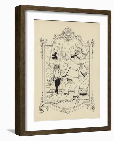 Cartoon from Memoires D'Une Glace-Albert Guillaume-Framed Giclee Print