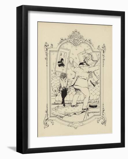 Cartoon from Memoires D'Une Glace-Albert Guillaume-Framed Giclee Print