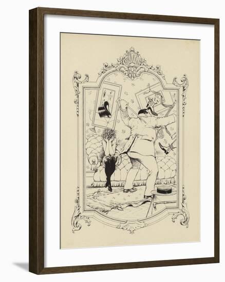 Cartoon from Memoires D'Une Glace-Albert Guillaume-Framed Giclee Print