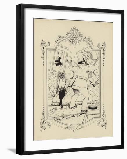 Cartoon from Memoires D'Une Glace-Albert Guillaume-Framed Giclee Print