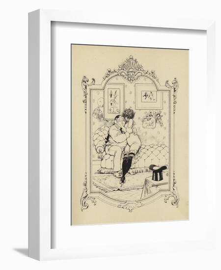 Cartoon from Memoires D'Une Glace-Albert Guillaume-Framed Giclee Print