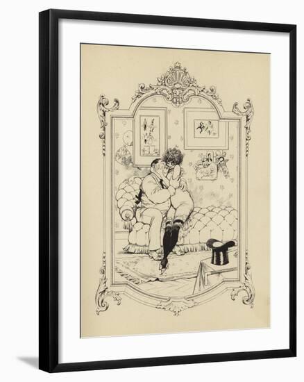 Cartoon from Memoires D'Une Glace-Albert Guillaume-Framed Giclee Print