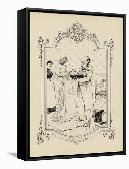 Cartoon from Memoires D'Une Glace-Albert Guillaume-Framed Stretched Canvas