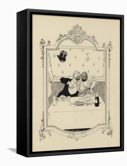 Cartoon from Memoires D'Une Glace-Albert Guillaume-Framed Stretched Canvas