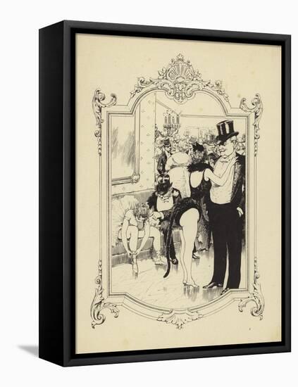 Cartoon from Memoires D'Une Glace-Albert Guillaume-Framed Stretched Canvas