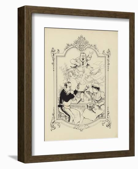 Cartoon from Memoires D'Une Glace-Albert Guillaume-Framed Giclee Print