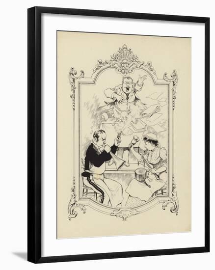 Cartoon from Memoires D'Une Glace-Albert Guillaume-Framed Giclee Print