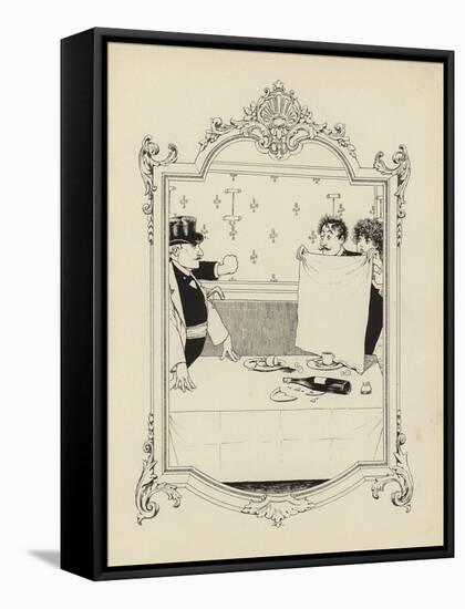 Cartoon from Memoires D'Une Glace-Albert Guillaume-Framed Stretched Canvas