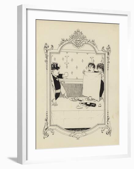 Cartoon from Memoires D'Une Glace-Albert Guillaume-Framed Giclee Print