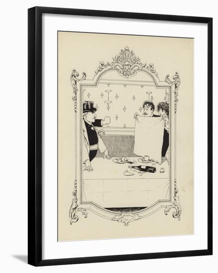 Cartoon from Memoires D'Une Glace-Albert Guillaume-Framed Giclee Print