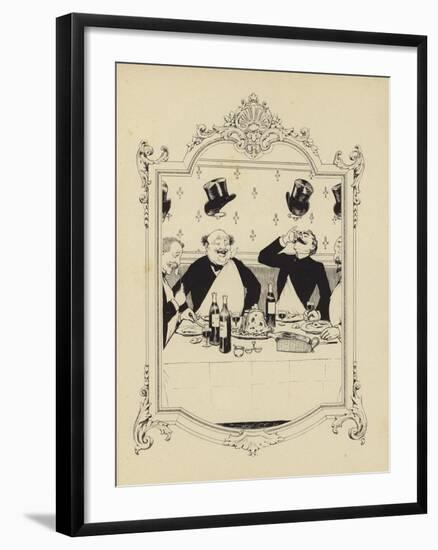 Cartoon from Memoires D'Une Glace-Albert Guillaume-Framed Giclee Print