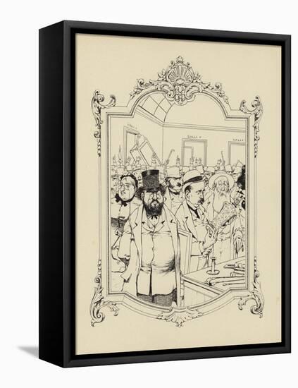 Cartoon from Memoires D'Une Glace-Albert Guillaume-Framed Stretched Canvas