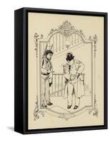 Cartoon from Memoires D'Une Glace-Albert Guillaume-Framed Stretched Canvas