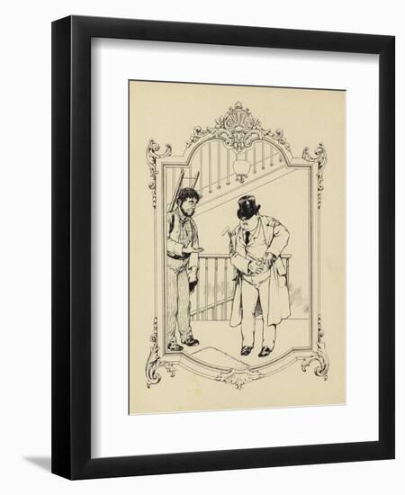 Cartoon from Memoires D'Une Glace-Albert Guillaume-Framed Giclee Print