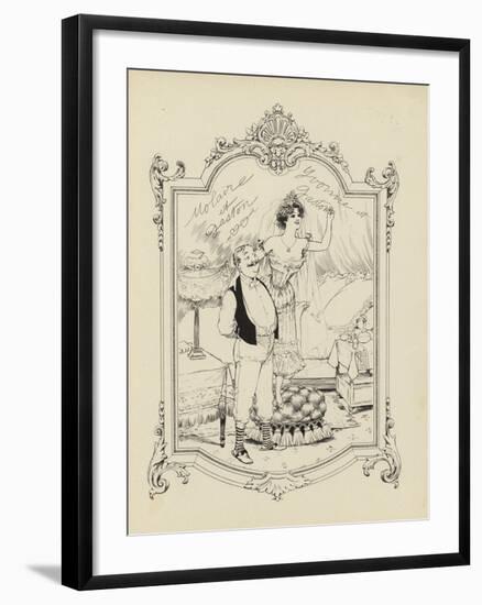 Cartoon from Memoires D'Une Glace-Albert Guillaume-Framed Giclee Print