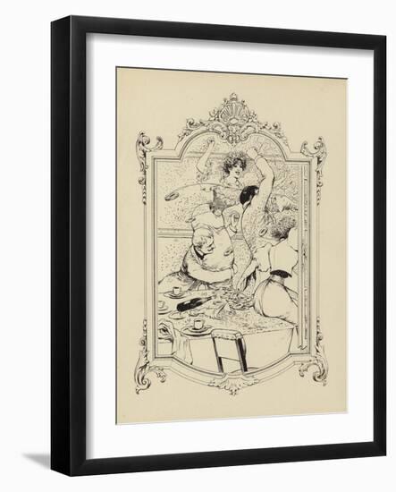 Cartoon from Memoires D'Une Glace-Albert Guillaume-Framed Giclee Print