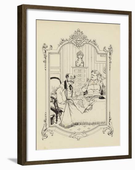 Cartoon from Memoires D'Une Glace-Albert Guillaume-Framed Giclee Print