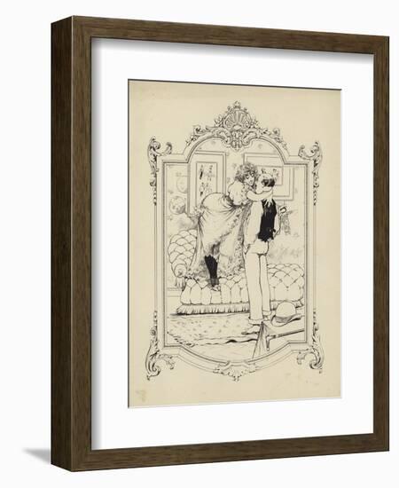 Cartoon from Memoires D'Une Glace-Albert Guillaume-Framed Giclee Print