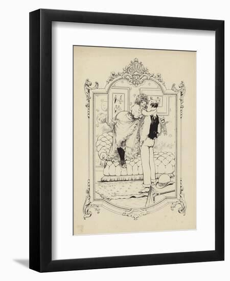 Cartoon from Memoires D'Une Glace-Albert Guillaume-Framed Giclee Print