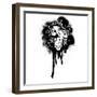 Cartoon Graffiti Skulls Pattern-lineartestpilot-Framed Photographic Print