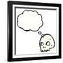 Cartoon Graffiti Style Skull-lineartestpilot-Framed Photographic Print