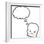 Cartoon Graffiti Style Skull-lineartestpilot-Framed Photographic Print