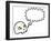 Cartoon Graffiti Style Skull-lineartestpilot-Framed Photographic Print