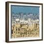 Cartoon Hand Drawing City-astudio-Framed Art Print