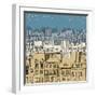 Cartoon Hand Drawing City-astudio-Framed Art Print