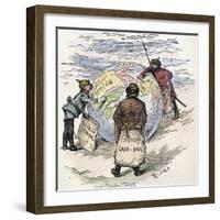 Cartoon: Imperialism, 1885-Thomas Nast-Framed Giclee Print