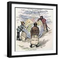 Cartoon: Imperialism, 1885-Thomas Nast-Framed Giclee Print