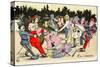 Cartoon Impression of the Russo-Japanese War-null-Stretched Canvas