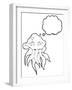 Cartoon Jellyfish-lineartestpilot-Framed Photographic Print