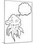 Cartoon Jellyfish-lineartestpilot-Mounted Photographic Print