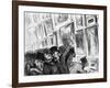 Cartoon of an Artist Being Comforted at the 1859 Paris Salon over the Position of His Work-Honore Daumier-Framed Giclee Print