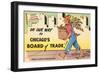 Cartoon of Chicago Board of Trade, Chicago, Illinois-null-Framed Art Print