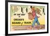 Cartoon of Chicago Board of Trade, Chicago, Illinois-null-Framed Premium Giclee Print