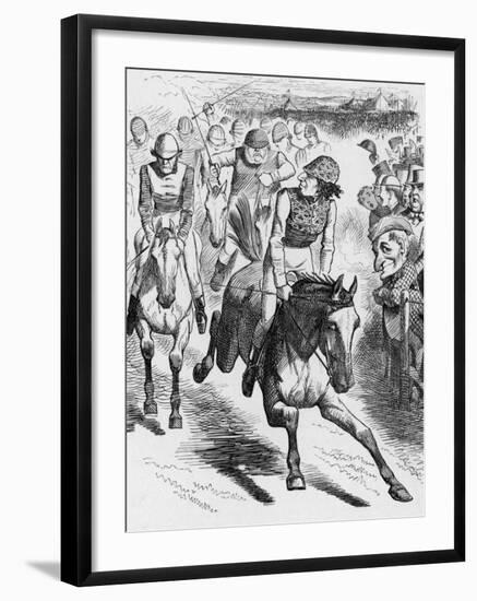 Cartoon of Favorable Reception of Scotch Reform Bill-null-Framed Photographic Print