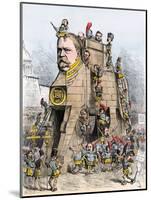 Cartoon of the 1880 Election Campaign: Winfield Scott Hanck (1824-1886) Represents as the Democrat-null-Mounted Giclee Print