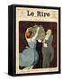 Cartoon of the Composer Andre Messager, from the Front Cover of 'Le Rire', February 23, 1907-Leonetto Cappiello-Framed Stretched Canvas