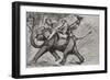 Cartoon of the Victorian Era Showing Albert Edward Prince of Wales, Future King Edward VII-null-Framed Giclee Print