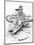 Cartoon of Theodore Roosevelt with the Big Stick-null-Mounted Giclee Print