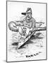 Cartoon of Theodore Roosevelt with the Big Stick-null-Mounted Giclee Print